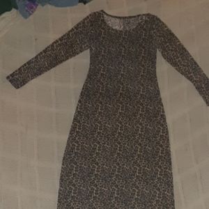 Cheetah Print Dress